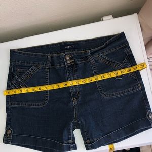 Blue jean shorts
